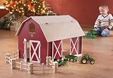 Solid - wood John Deere® Barn Playset