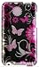 Zebra Snap On Case for Itouch 2nd and 3rd generation Ipod Touch 8G 16G 32GB 64GB (Black-Pink Flower)