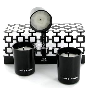 Coffret 3 Bougies Graphic Noir
