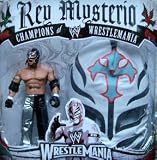 Pack figurine + masque de catch wwe - Rey Mysterio Blanc et bleu