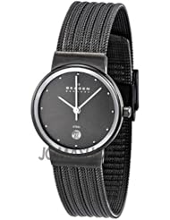 Skagen Womens 355SMM1 White Label Analog Display Analog Quartz Grey Watch