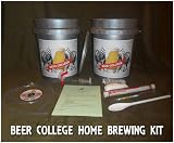Beer College's Home Brewing Beer Equipment Kit + Guide with 650 Recipes
