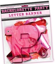 Bachelortte Party Letter Banner