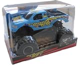 Backwards Bob - 1:24 Scale (Large Version) Hot Wheels Monster Jam Truck with Monster Tires, Working Suspension and 4 Wheels Steering