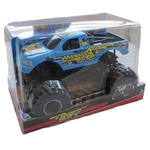 Backwards Bob - 1:24 Scale (Large Version) Hot Wheels Monster Jam Truck with Monster Tires, Working... by 