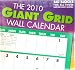 2010 Giant Grid Wall Calendar