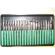 Pro-Quality 20-Piece Diamond-Point Bit Set for Rotary Tool - Glass, Stone, Ceramic
