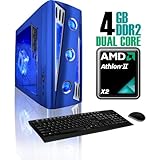 CybertronPC X-Cruiser 2 CANN4120RUL, Blue, AMD Athlon II X2 Dual Core (2.8G ....