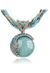 Doinshop 2016 New Hot Fashion Bohemian Jewelry Statement Necklaces Women Rhinestone Gem Pendant Collar