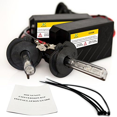 AutoFamily 55W 9006 HID Xenon Conversion Kit with Advanced Slim Ballasts-2 Year Warranty (9006-10000K-Deep Blue)