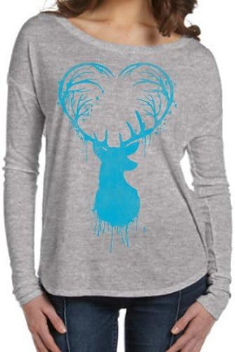 Deer Heart - Ladies Small - Long Sleeve