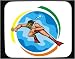 Mouse Pad with apparatus, schnorkel, snorkel, swimming, water, device, breathing, underwater, mask