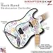 Kearas Peace Signs on White WraptorSkinz Skin fits Rock Band Stratocaster Guitar for Nintendo Wii, XBOX 360, PS2 & PS3 (GUITAR NOT INCLUDED)