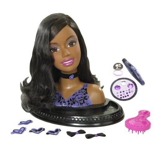 Childrens Toyshop  Toys : Barbie Totally Hair Styling Head AA