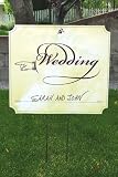 Wedding Directional Signs - Two-Sided Wedding Directional Sign
