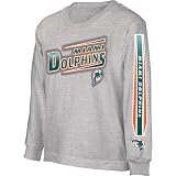 Reebok Miami Dolphins Kids 4-7 Long Sleeve T-Shirt