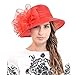 WOMEN'S Cloche Oaks Church Dress Bowler Derby Wedding Hat Party S015