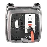 waterproof boxes electrical-Intermatic WP1230C 2 Gang 3-1/8-Inch Weatherproof Box, Clear