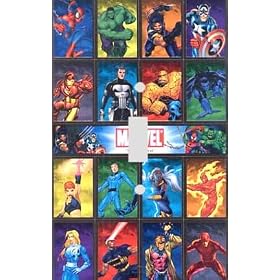 Marvel Comic Book Heroes Decorative Switchplate Cover