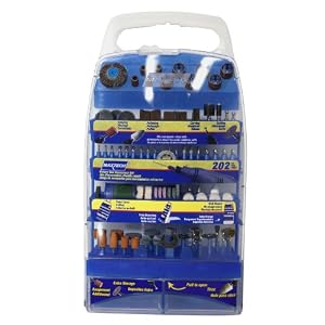 Maxtech HSS74007MX Rotary Tool Accessory Set, 202-pc by Maxtech