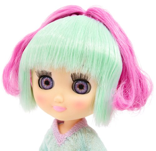 おでこちゃんとニッキ シーズーかつら ミントXパープル