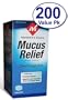 Member's Mark Mucus Relief Chest Guaifenesin 400 mg Expectorant - 200 Immediate Release Tablets