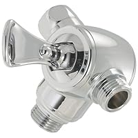Alsons 4929PK Flip Lever Three-Way Shower Arm Diverter, Chrome