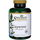 Cayenne 450 mg 300 Caps by Swanson Premium