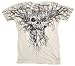 Rooted S/S Guys T-shirt in Tan by Affliction Clothing