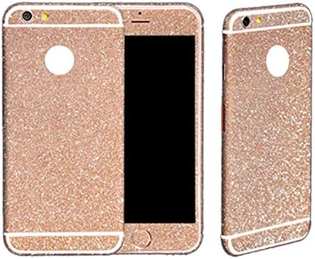 iphone 5 5s Sticker, Shiny Glitter Full Body Skin Protector Sparkling Film Decals For iphone 5 5s (Pink)