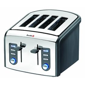 Breville VTT215 Stainless Steel 4 Slice Toaster