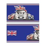 Italian Job Mini Cooper Wallpaper Border 5m x 17.2cm