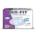 Per-Fit Briefs, Regular, 20 Briefs (Pack of 4)