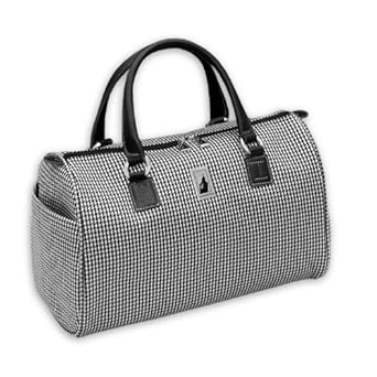 London Fog Luggage Chelsea Check 16 Inch Satchel Tote