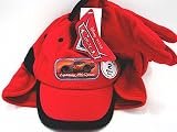 Cars Red 2 Piece Set - Kids Boys Fleece Baseball Cap & Gloves