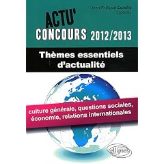 Th�mes Essentiels d'Actualit� 2012-2013 Culture G�n�rale Economie Relations Internationales