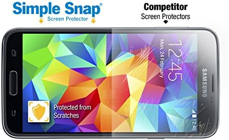 Simple Snap® Tempered Glass Screen Protector for Apple iPhone 5C High Definition (HD) Oleophobic - Maximum Clarity and Touchscreen Accuracy with Lifetime Warranty