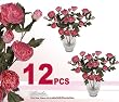 12 Pieces of 24" Dry Look Peony Artificial Silk Flower Sprays