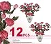 12 Pieces of 24" Dry Look Peony Artificial Silk Flower Sprays