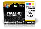 ECO INK Compatible / Remanufactured for Canon CL-241 CL 241 (1 Color) Ink Cartridges for PIXMA MG2120