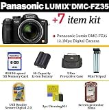 Panasonic Lumix DMC-FZ35 12.1MP Digital Camera DMC-FZ35K With Butterfly Photo Best Buy Lumix Accessory Package Includes 8GB Memory, Battery, Case & Much More