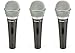 Samson Q6 Dynamic Microphone 3-Pack
