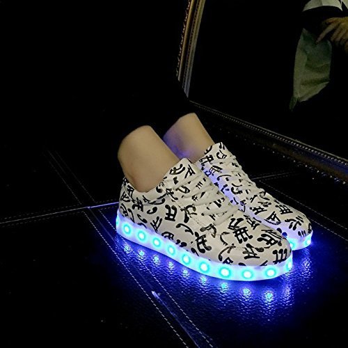 7 Colors LED Luminous Shoes Women Sneakers Usb Charging Light Shoes Colorful Glowing Leisure Casual Shoes Size 6 (23.5cm) 7 Colors LED Luminous Shoes Women Sneakers Usb Charging Light Shoes Colorful Glowing Leisure Casual Shoes Size 6 (23.5cm)