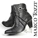 MARCO TOZZI Damen Winter Stiefelette, Zierbänder, schwarz