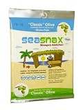SeaSnax Roasted Olive Seaweed 5 Sheets, .54-Ounce (Pack of 4)