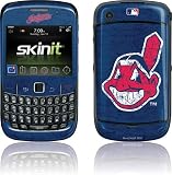 Skinit Cleveland Indians - Solid Distressed Vinyl Skin for BlackBerry Curve 8530