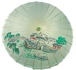 DISONTINUED CLEARANCE Landscape Nylon Parasol Umbrella