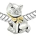 Pugster Cat Animal Charm Sale Cheap Silver Plated Beads Fit Pandora Jewelry Charms Bracelet Gifts