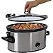 Crock-Pot SCCPVL659-S Stainless Steel 6.5-Quart Cook & Carry Slow Cooker w Locking Lid,