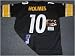 Santonio Holmes Autographed/Hand Signed Pittsburgh Steelers Reebok EQT/Premier Jersey